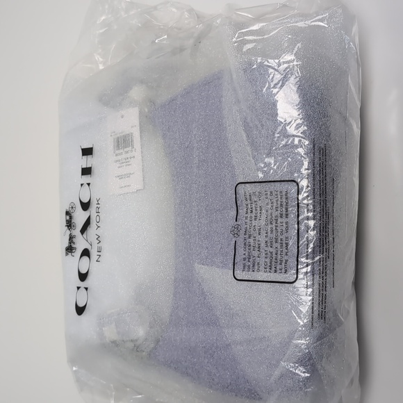 Coach CR099 Teri Shoulder leather Bag Silver/Light Violet (Frim Price) - Picture 5 of 16